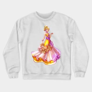 Stella Flower Princess Crewneck Sweatshirt